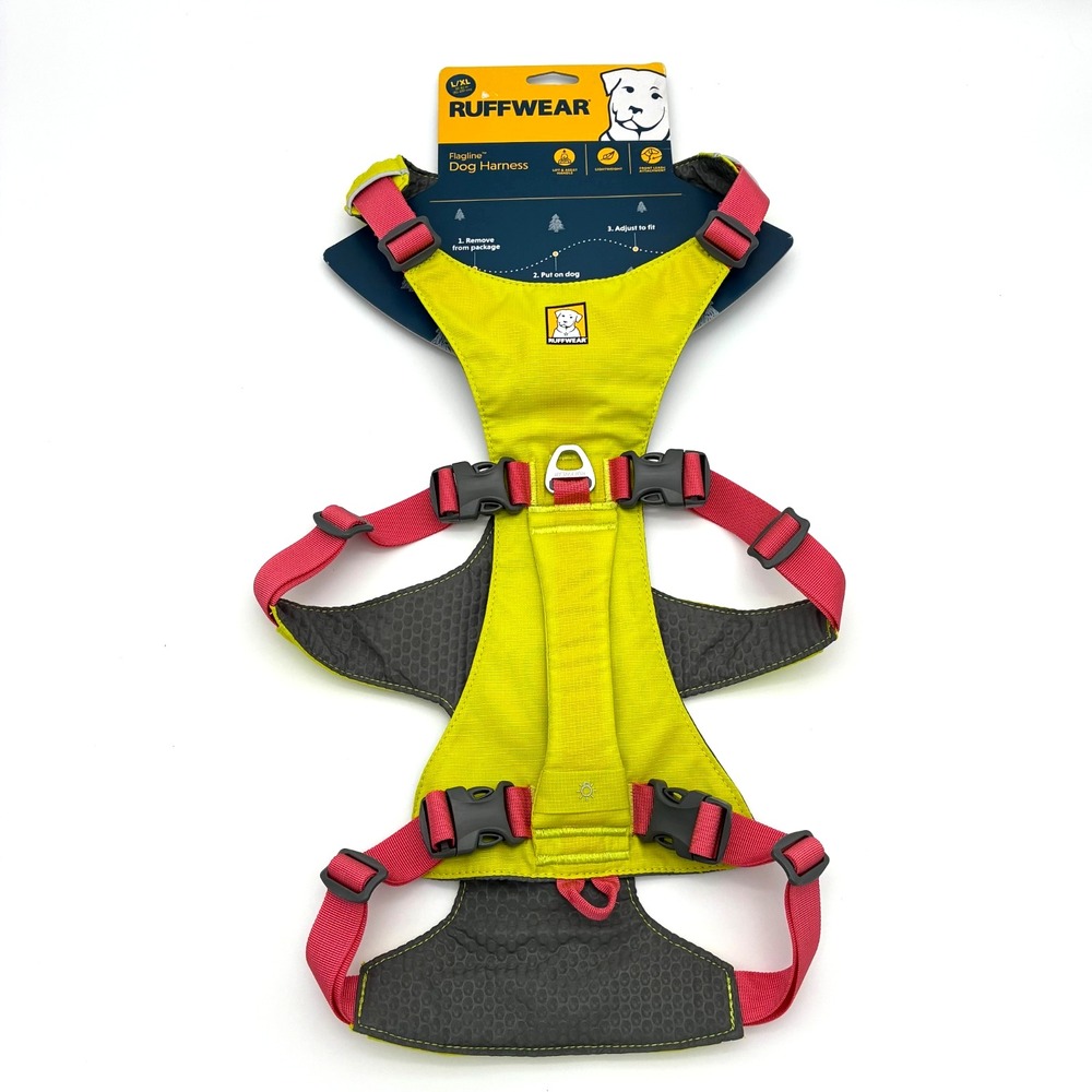 Ruffwear Flagline Front-Clip Dog Harness Lichen Green Sz L/XL Large X-Large New